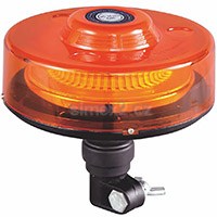 Maják oranžový UFO na tyč pružný, 48× LED, 24 W, 155×165 mm