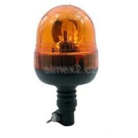 Maják oranžový LED 12–24 V na tyč, 240×128 mm, 3 funkce