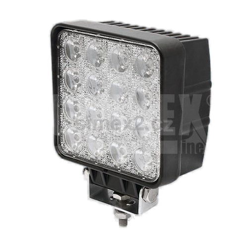 Světlo pracovní 3040 lumenů, 16× LED, 110×110×70 mm