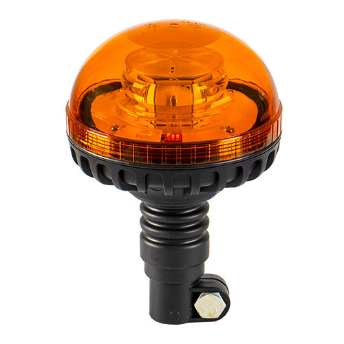 Maják oranžový na tyč, 18× LED, 138 × 86 mm