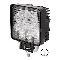 Světlo pracovní 1710 lumenů, 9× LED, 107×107×55 mm