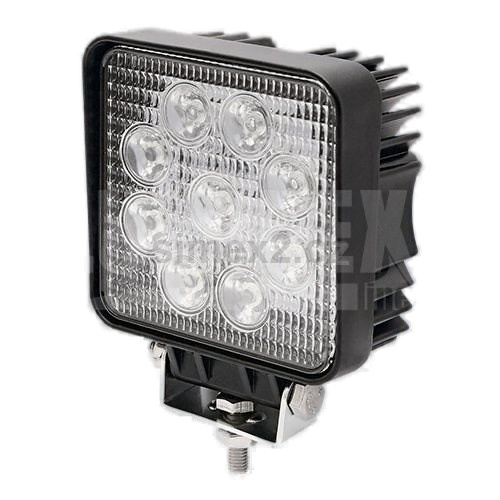 Světlo pracovní 1710 lumenů, 9× LED, 107×107×55 mm