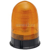 Maják oranžový na pevno, 80× LED, 12 W, 200×140 mm