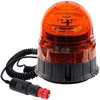Maják oranžový magnetický, 39× LED, 19 W, 169×142 mm