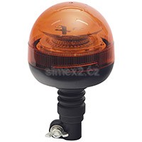 Maják oranžový na tyč pružný, 60× LED, 15 W, 208×129 mm