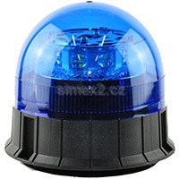 Maják modrý magnetický, 8× LED, 135×142 mm
