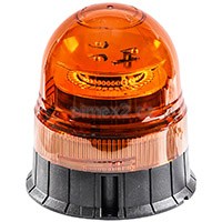 Maják oranžový na pevno, 39× LED, 19 W, 159×142 mm