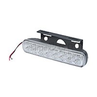 Světlo denního svícení 12/24 V, 8 LED, 140×28×34.7 mm