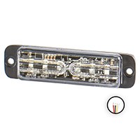 Světlo výstražné modré – predátor, 9–33 V, 6 LED, 18 W, 120×31×14 mm